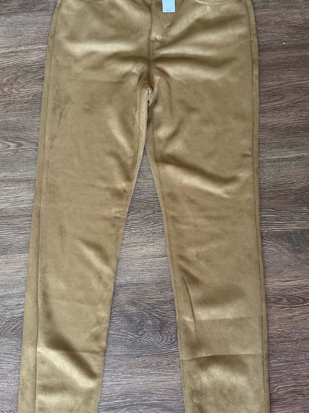 Banana Republic Women’s Faux Suede Pants High Rise Slim in Camel 29/8